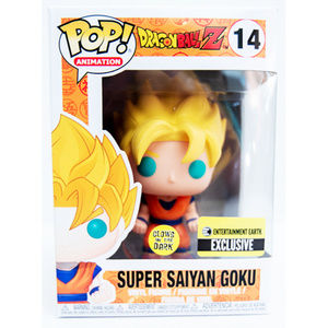 DBZ Super Saiyan #14 Goku Glow in the Dark Pop NIB